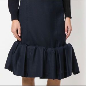 JACQUEMUS NAVY BLUE SKIRT • FASHION DESIGNER•NWOT
